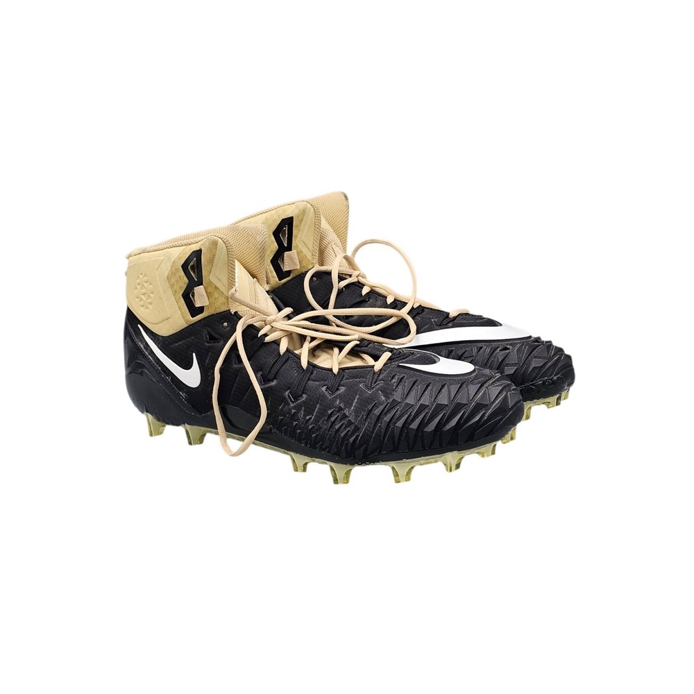 Nike Force Savage Pro TD Football Cleats Black Brown AJ6605-002 Mens Size 17 US